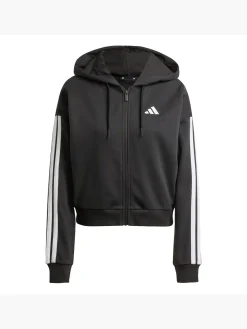 Damen adidas Essentials 3-Streifen French Terry Kapuzenjacke