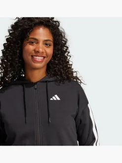 Damen adidas Essentials 3-Streifen French Terry Kapuzenjacke