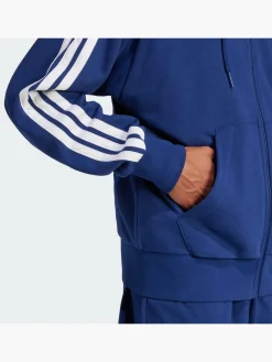 Herren adidas Essentials 3-Streifen French Terry Kapuzenjacke