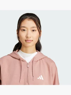 Damen adidas Essentials 3-Streifen French Terry Quarter-Zip Hoodie