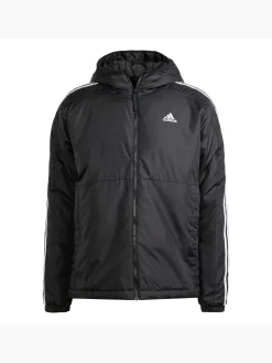 Herren adidas Essentials 3-Streifen Insulated Hooded Jacke
