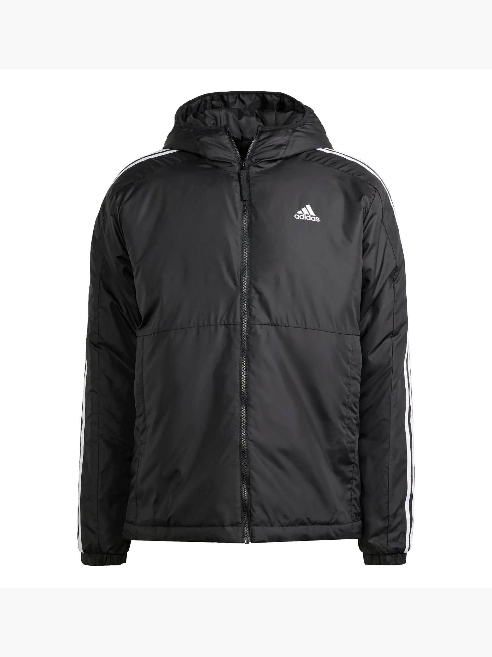 Herren adidas Essentials 3-Streifen Insulated Hooded Jacke