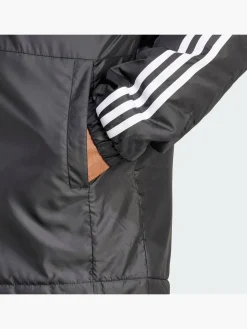 Herren adidas Essentials 3-Streifen Insulated Hooded Jacke