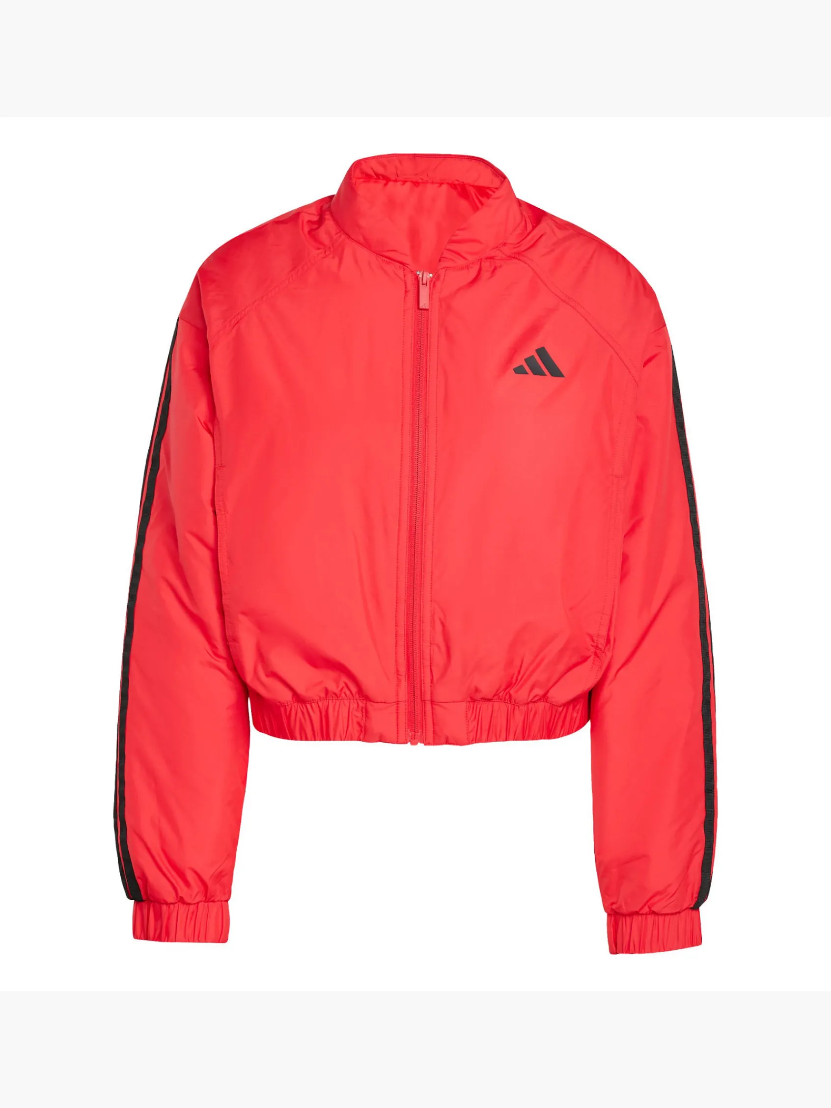 Damen adidas Essentials 3-Streifen Insulated Crop Bomberjacke