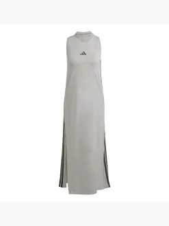 Damen adidas Essentials 3-Streifen Long Racerback Kleid