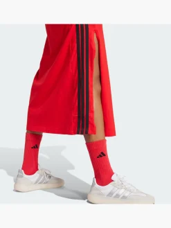 Damen adidas Essentials 3-Streifen Long Racerback Kleid