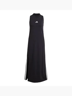 Damen Essentials 3-Streifen Long Racerback Kleid