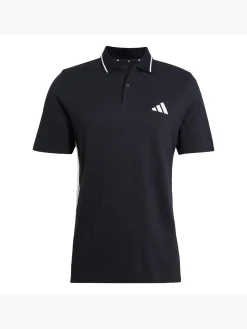 Herren adidas Essentials 3-Streifen Piqué Poloshirt
