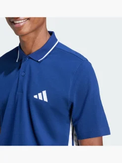 Herren adidas Essentials 3-Streifen Piqué Poloshirt