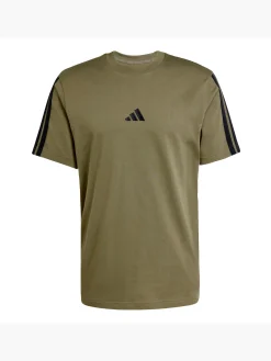Herren adidas Essentials 3-Streifen Single Jersey T-Shirt