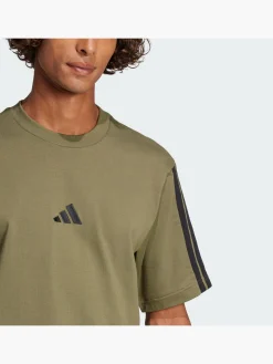 Herren adidas Essentials 3-Streifen Single Jersey T-Shirt