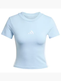 Damen adidas Essentials 3-Streifen Slim Baby T-Shirt