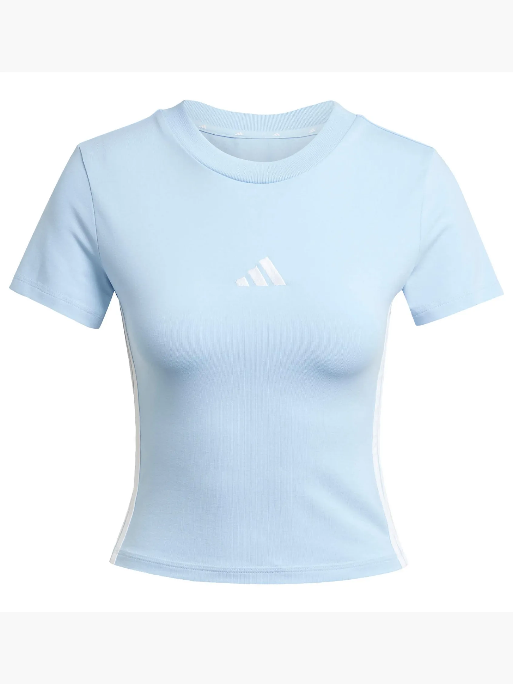 Damen adidas Essentials 3-Streifen Slim Baby T-Shirt
