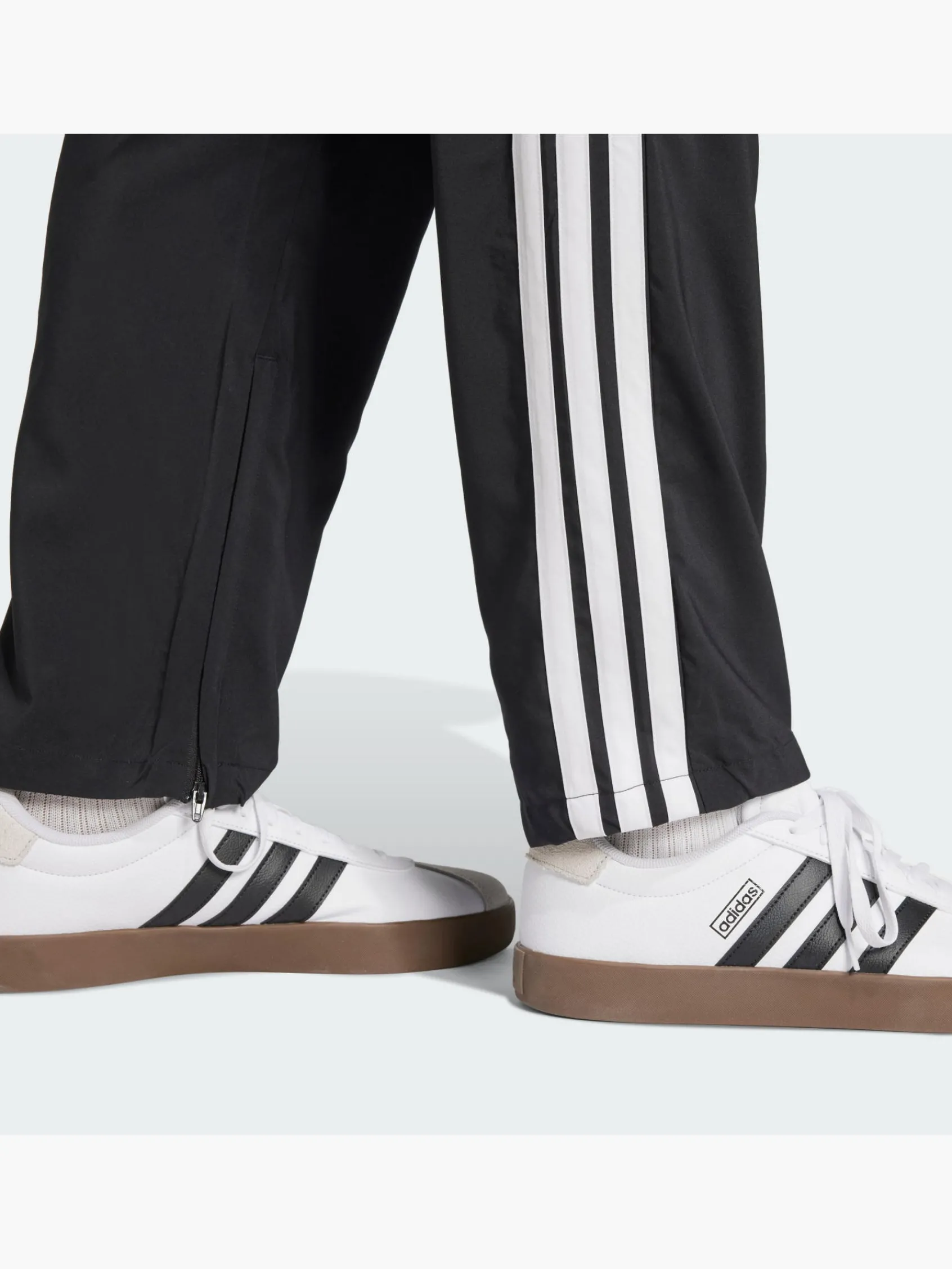 Herren adidas Essentials 3-Streifen Stanford Open Hem Hose