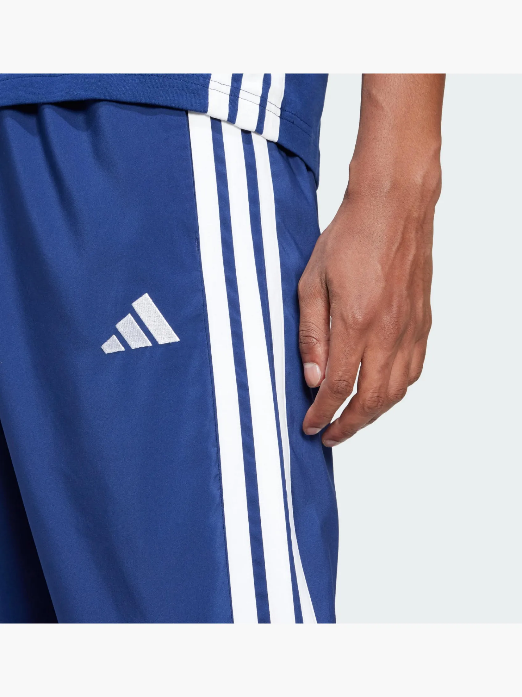 Herren adidas Essentials 3-Streifen Stanford Open Hem Hose