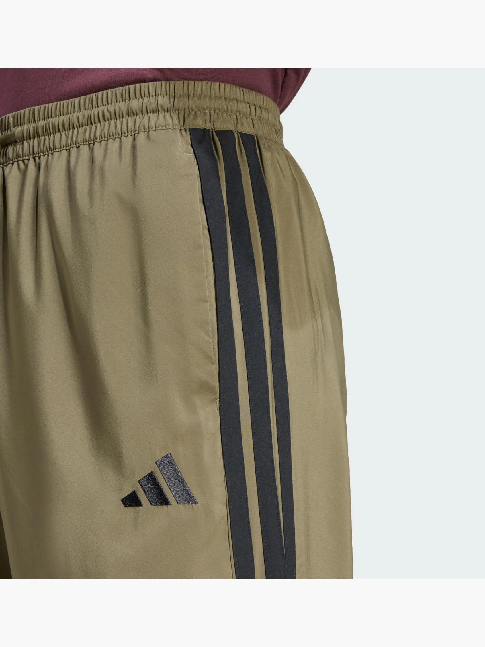 Herren adidas Essentials 3-Streifen Stanford Open Hem Hose
