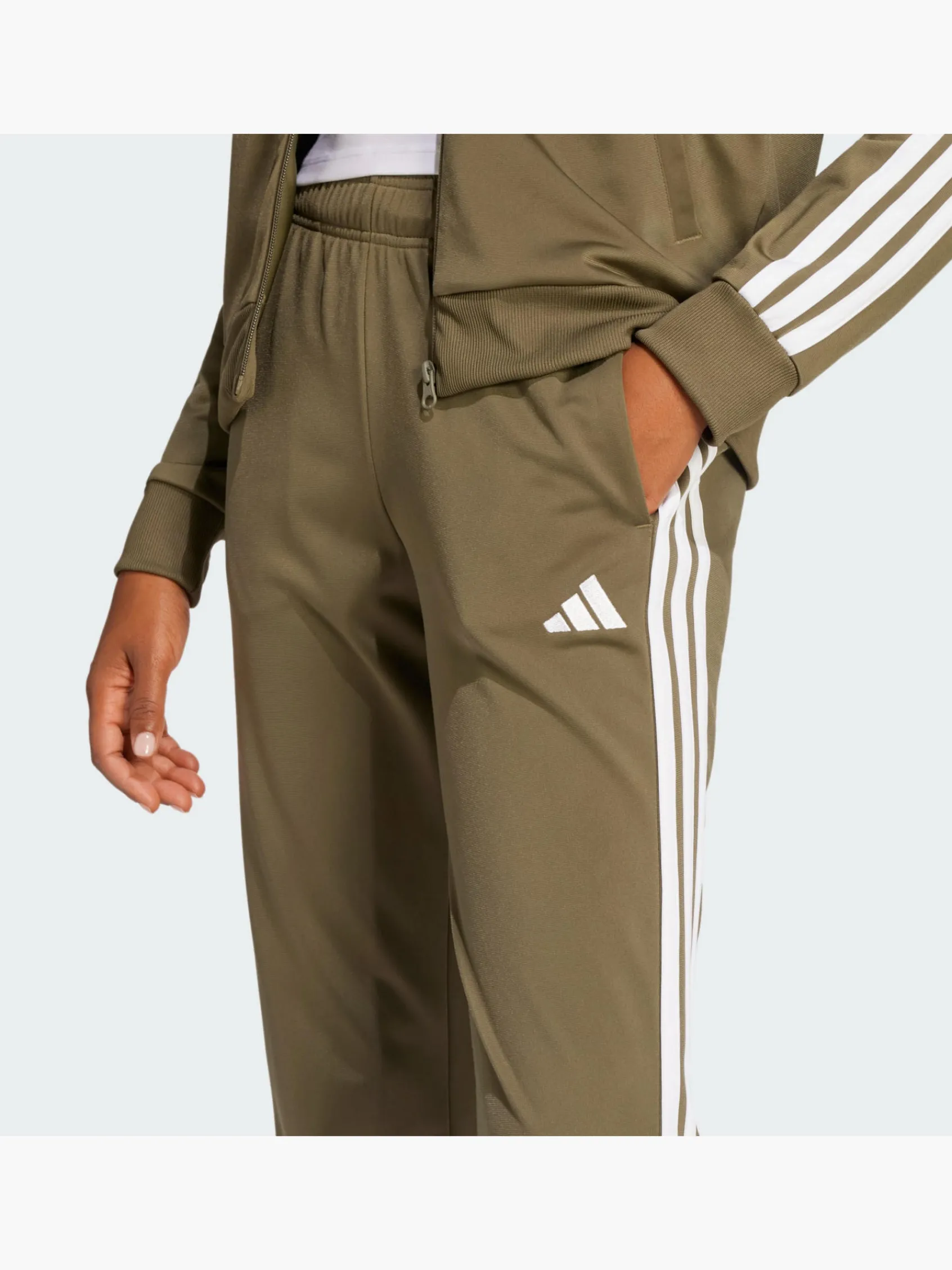 Damen adidas Essentials 3-Streifen Trainingsanzug