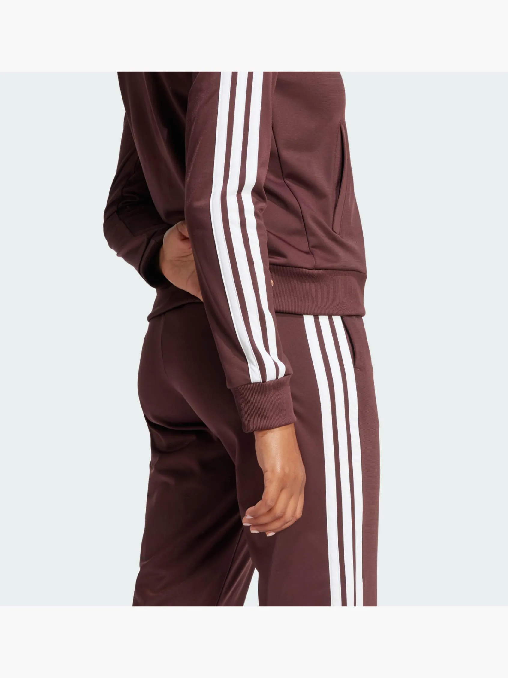 Damen adidas Essentials 3-Streifen Trainingsanzug