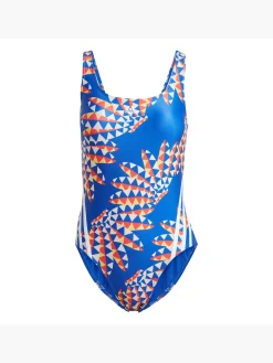 Damen adidas FARM Rio 3-Streifen CLX Badeanzug
