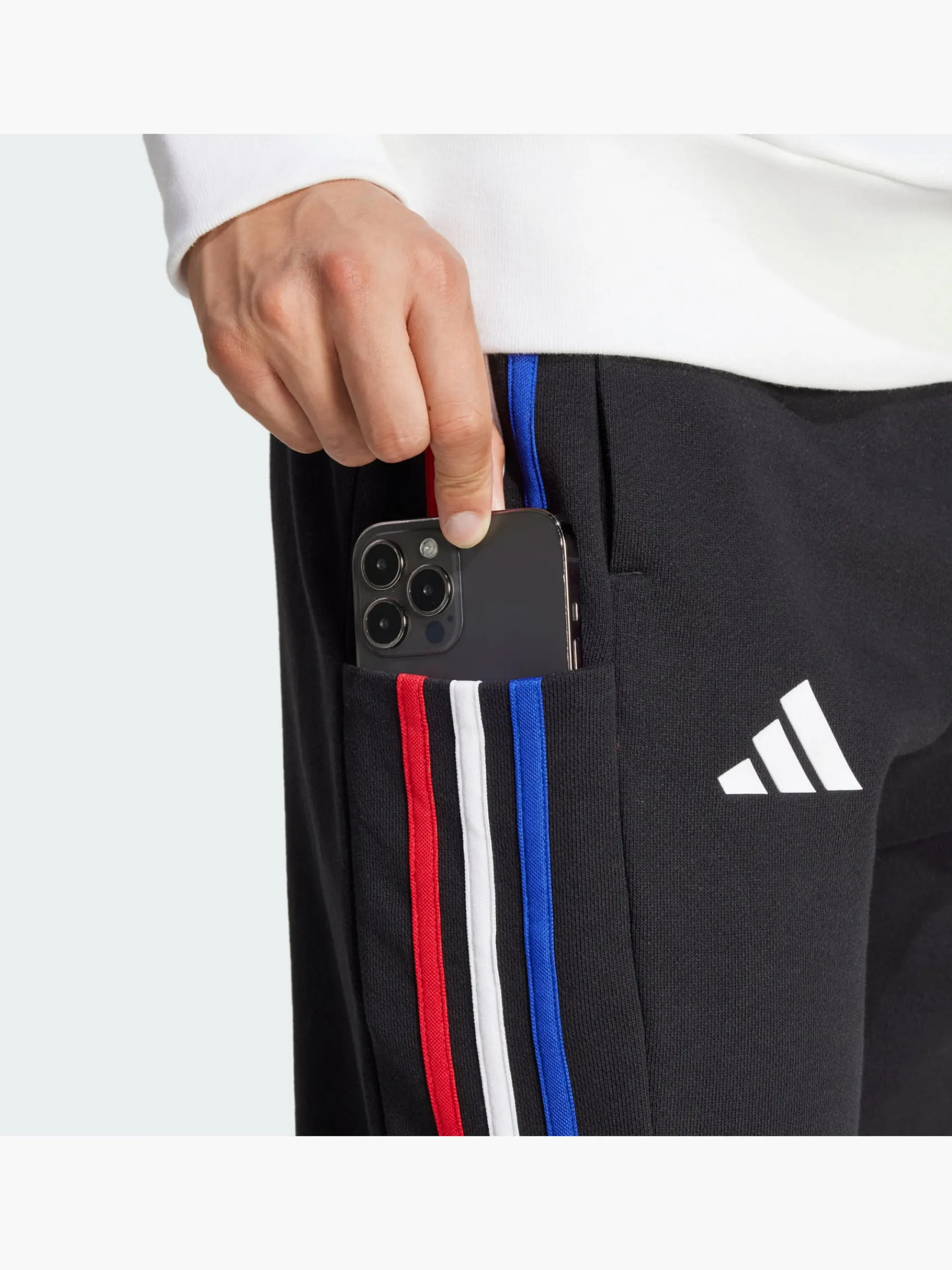 Herren adidas Frankreich Essentials 3-Streifen Hose
