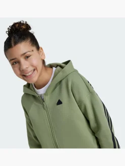 Kinder adidas Future Icons 3-Streifen Kapuzenjacke