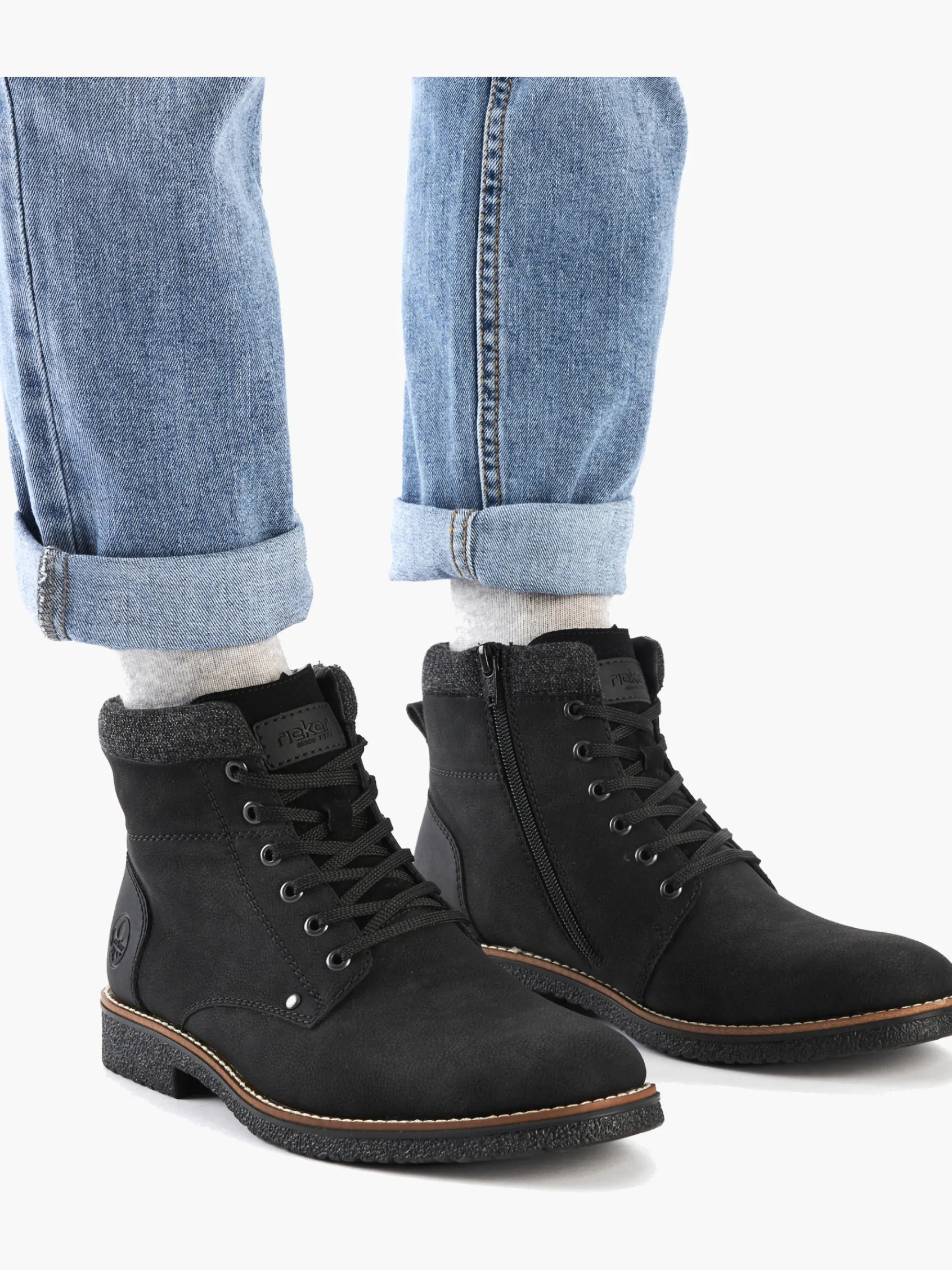 Herren Rieker Herren Schnürstiefel