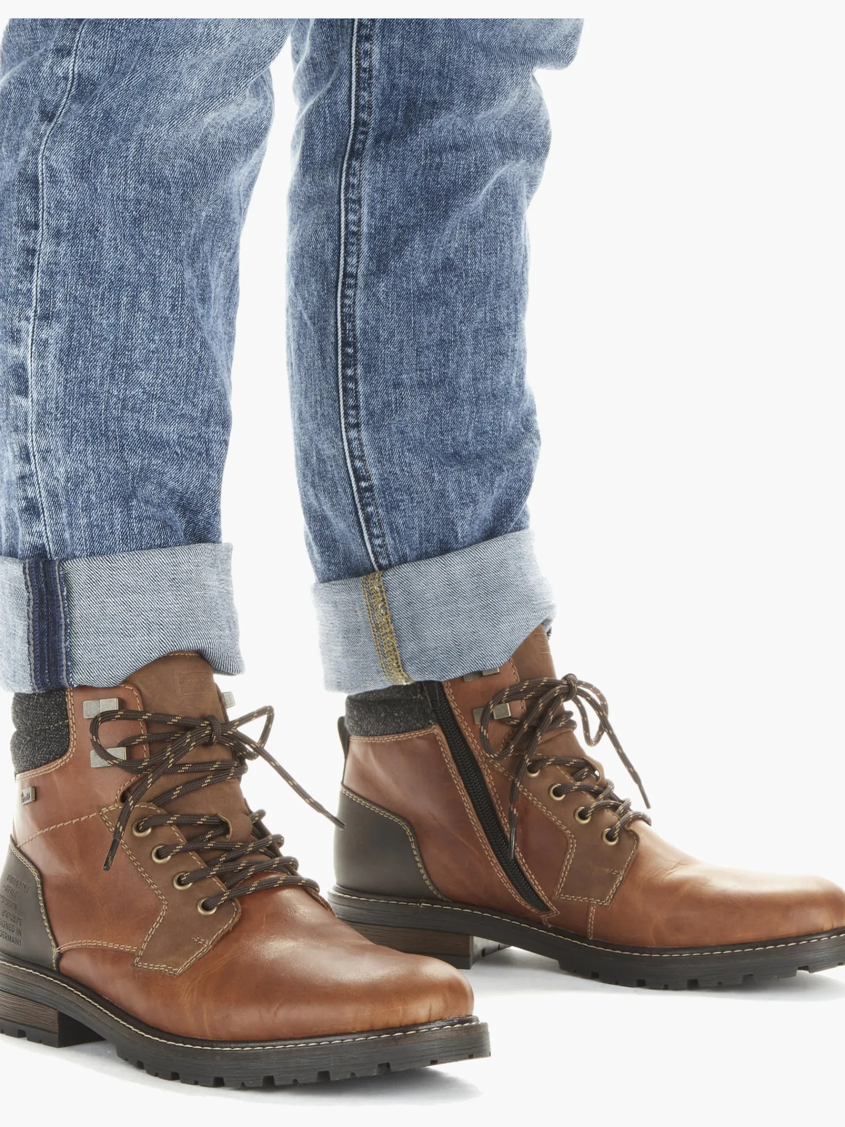 Herren Rieker Herren Schnürstiefel