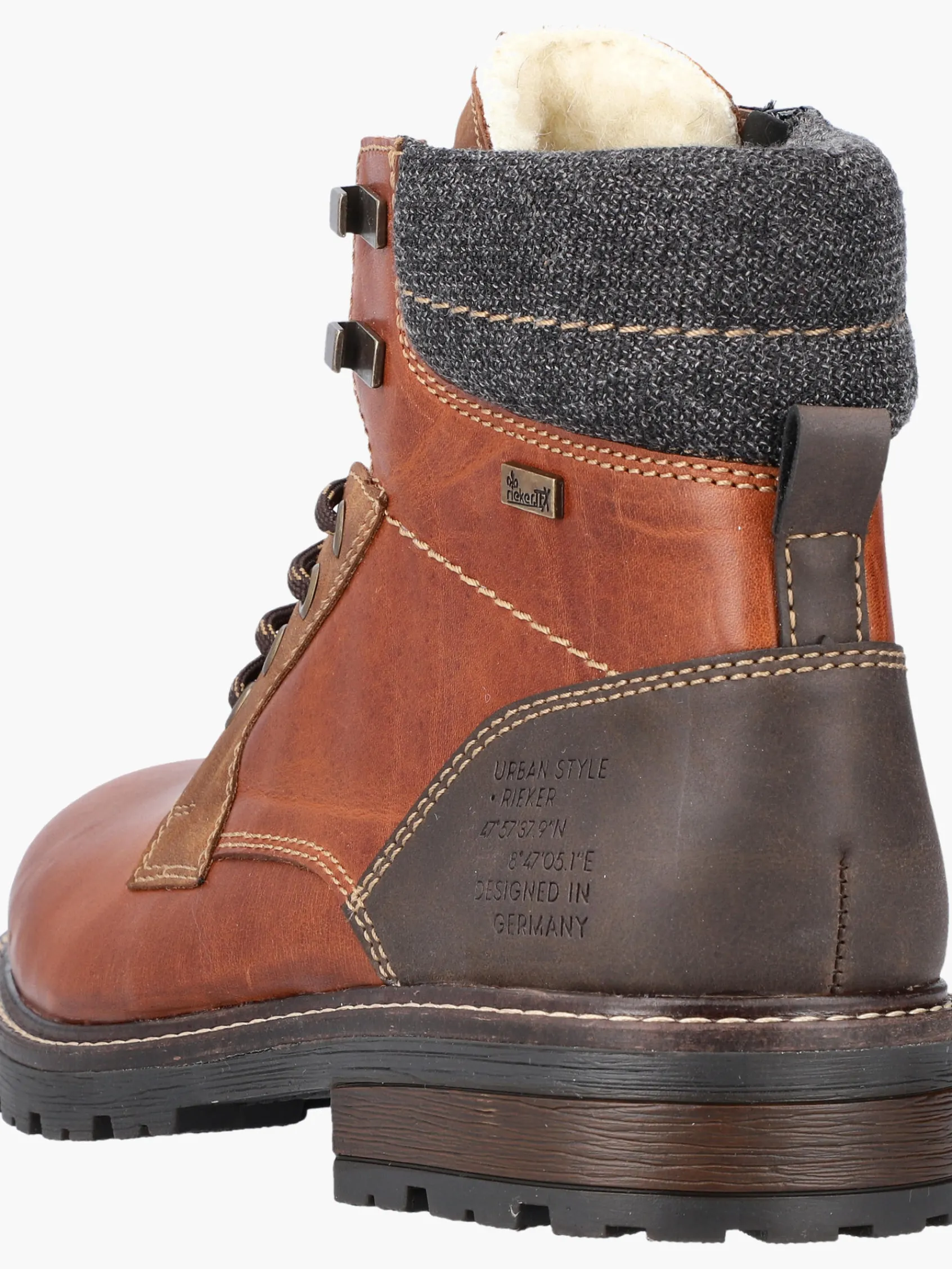 Herren Rieker Herren Schnürstiefel