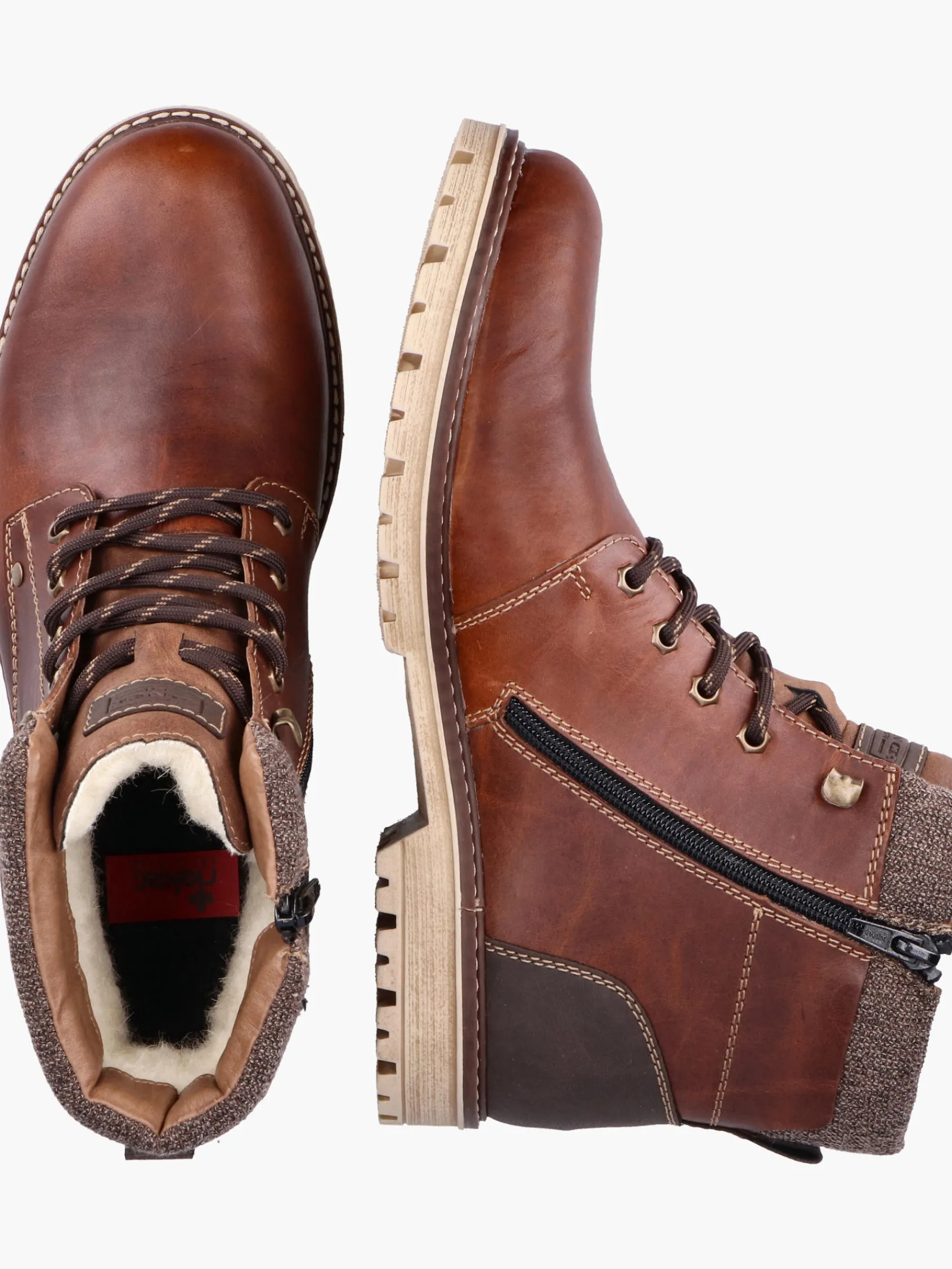 Herren Rieker Herren Schnürstiefel