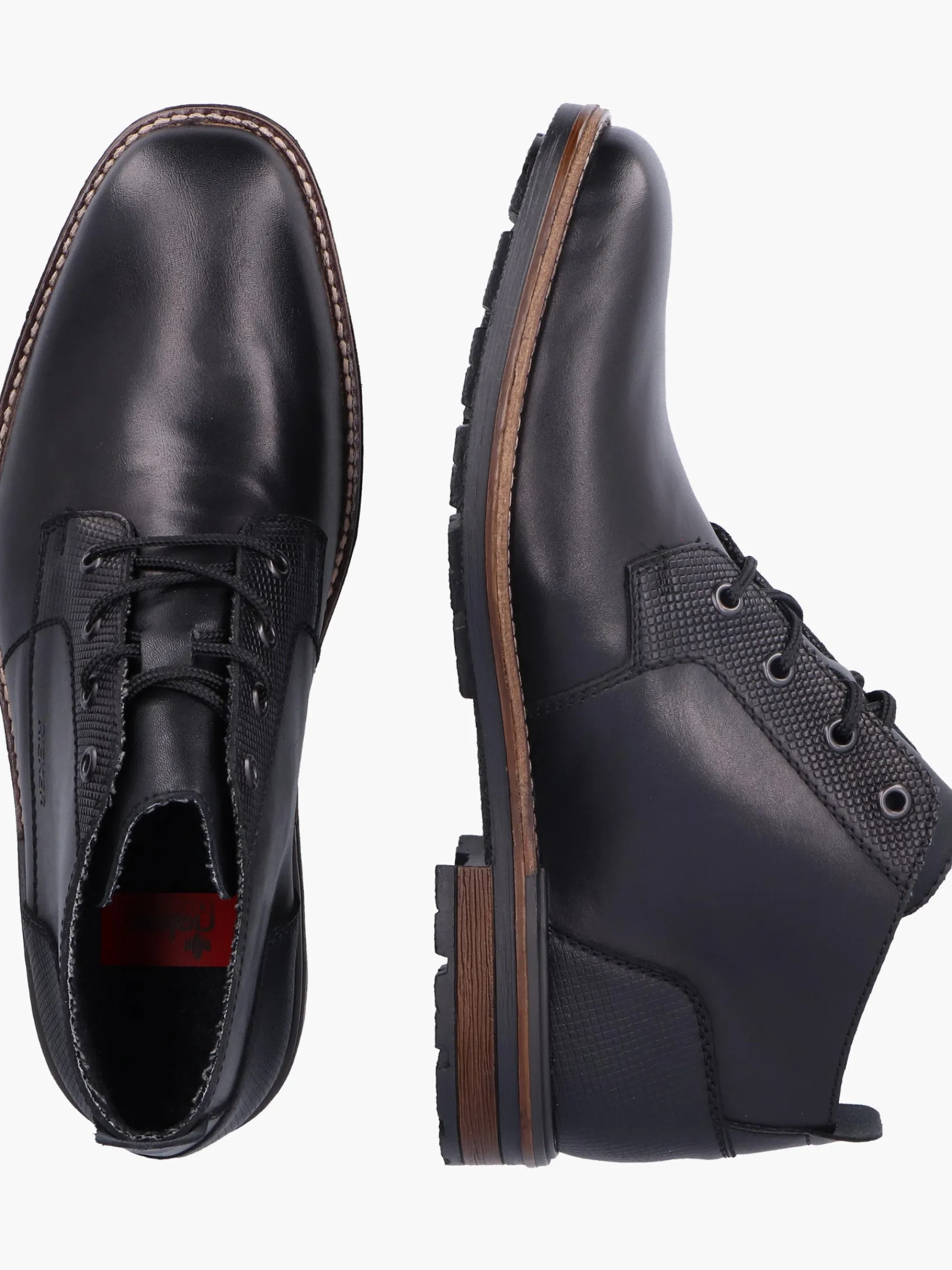 Herren Rieker Herren Schnürstiefel