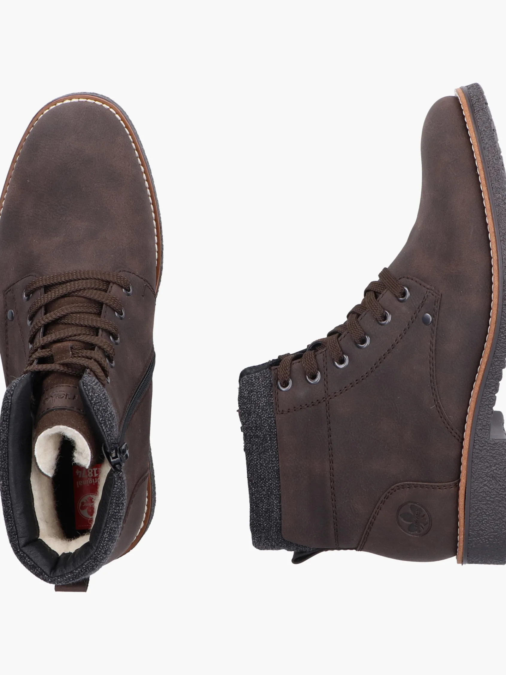 Herren Rieker Herren Schnürstiefel