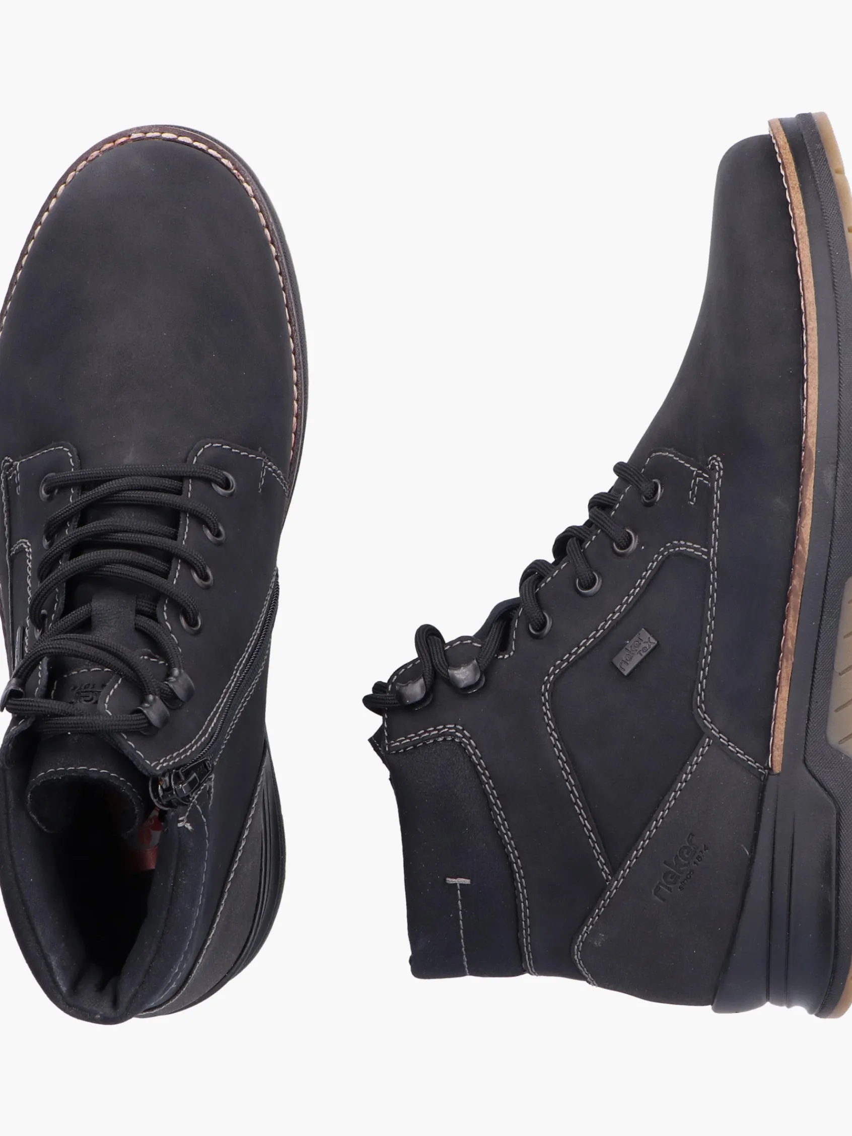 Herren Rieker Herren Schnürstiefel