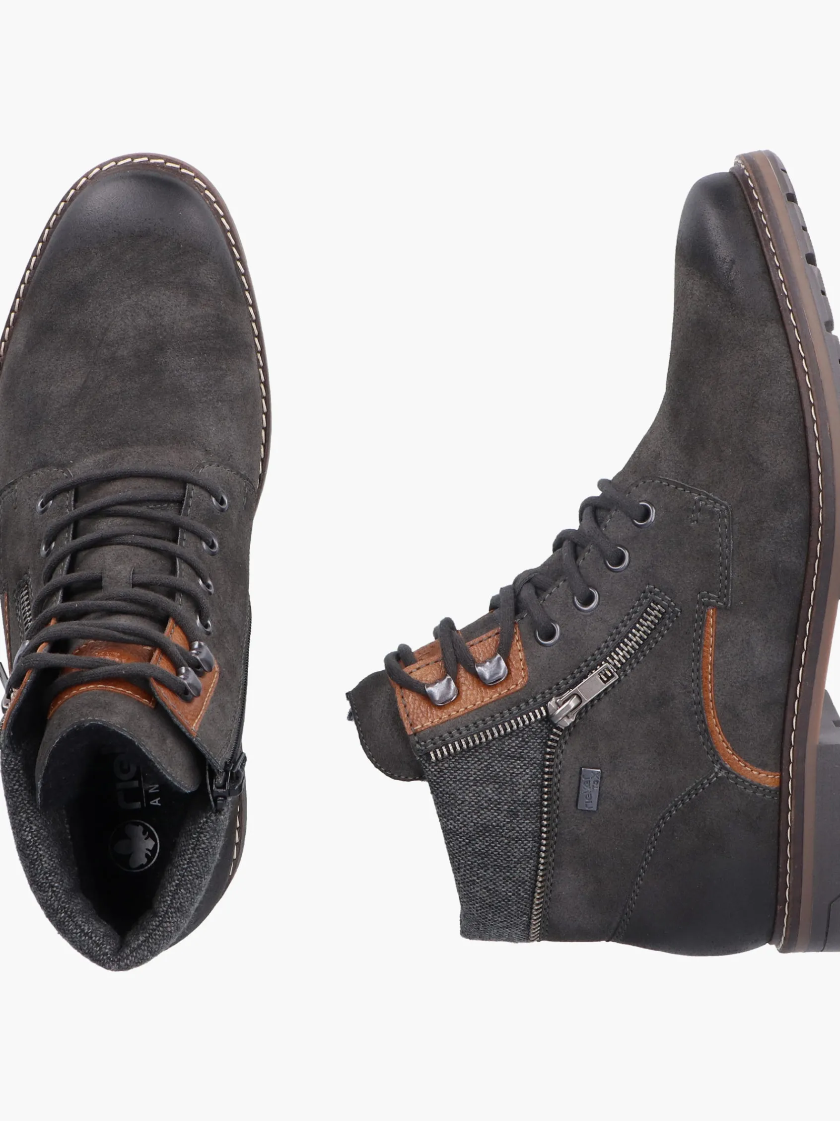 Herren Rieker Herren Schnürstiefel