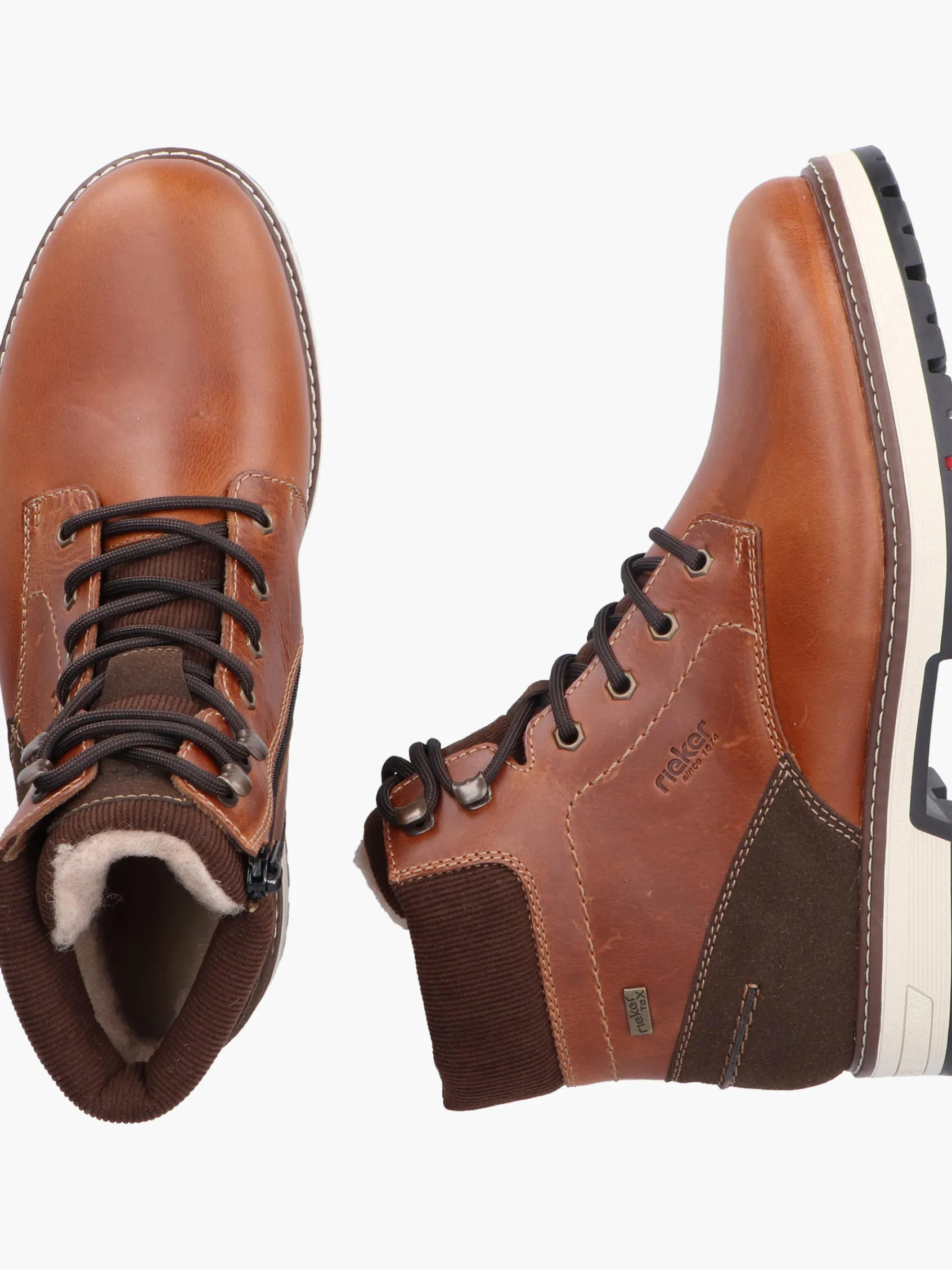 Herren Rieker Herren Schnürstiefel