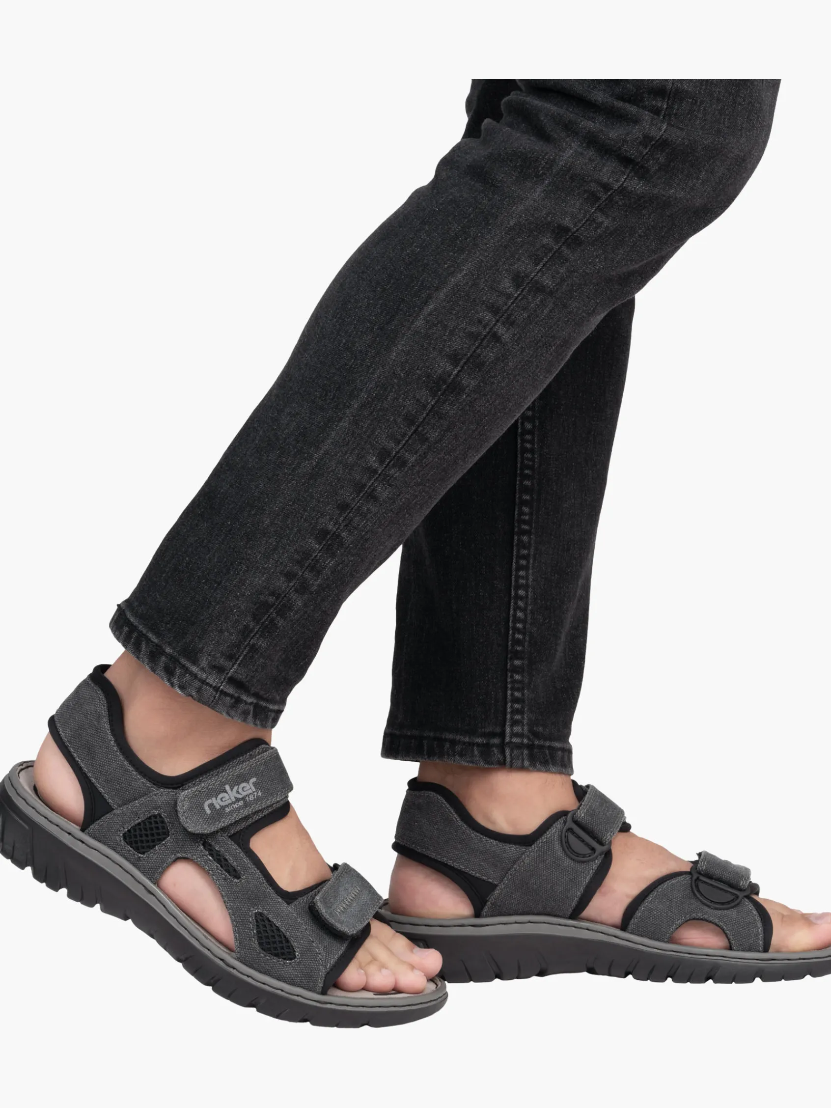 Herren Rieker Herren Trekkingsandalen