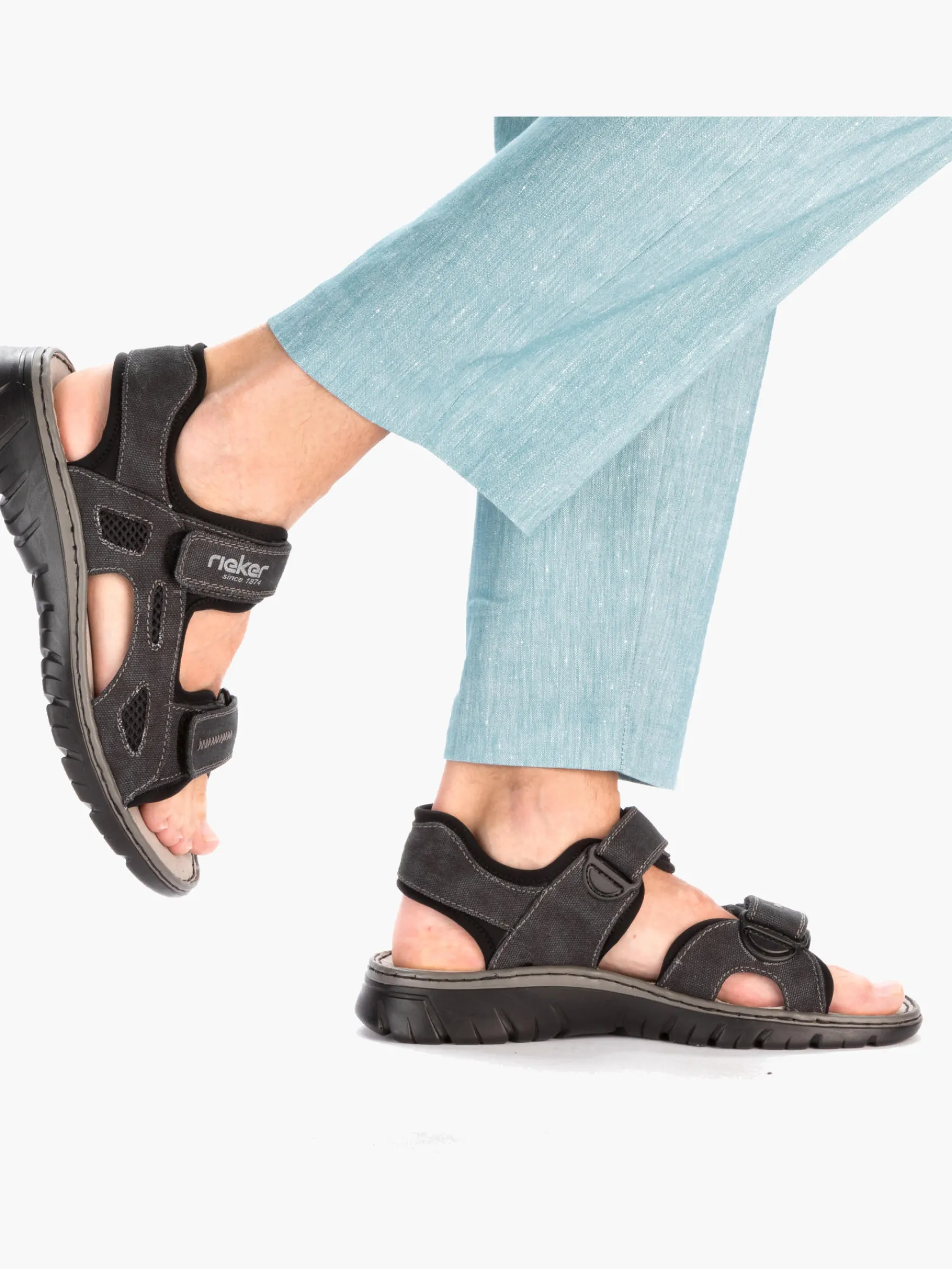Herren Rieker Herren Trekkingsandalen