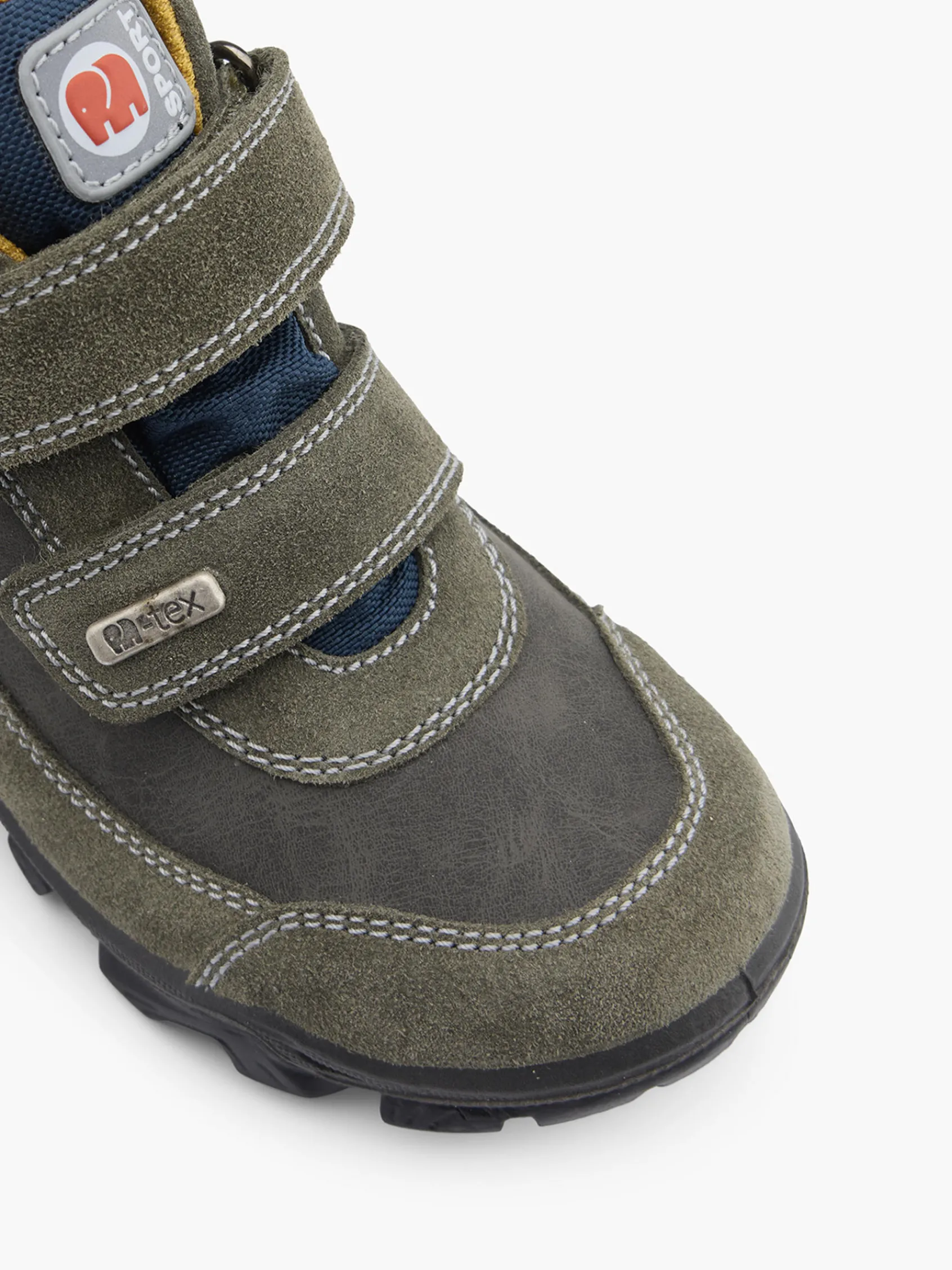 Kinder elefanten Hoher Leder Sneaker FABIO, Weite W