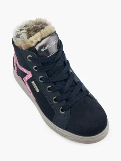 Kinder elefanten Hoher Leder Sneaker HUA, Weite M