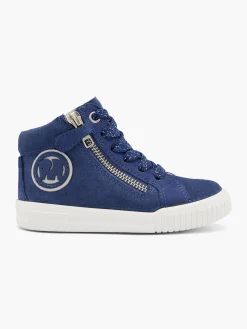 Kinder elefanten Hoher Leder Sneaker REA, Weite M