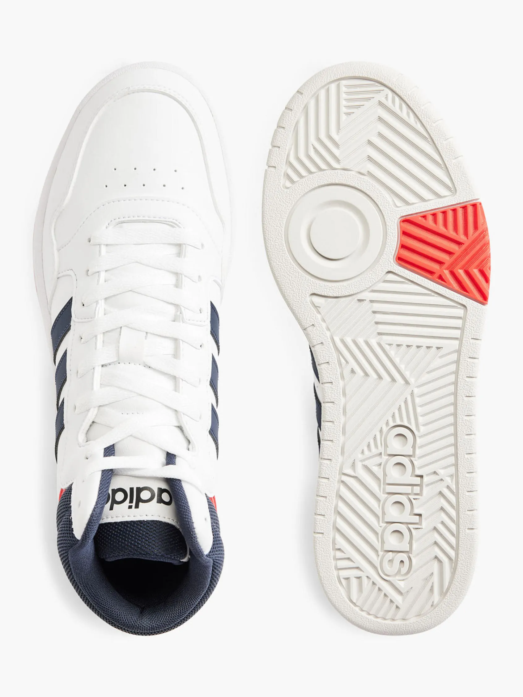 Herren adidas Hoher Sneaker HOOPS 3.0 MID
