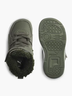 Kinder PUMA Hoher Sneaker REBOUND JOY FUR INF