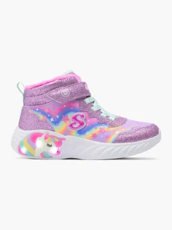 Kinder Skechers Hoher Sneaker UNICORN DANCER - mit Licht