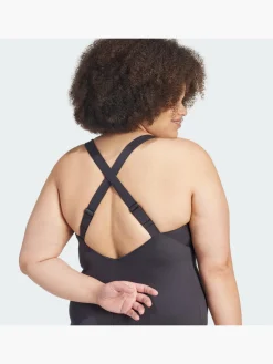 Damen adidas Iconisea Padded Premium X-Back Badeanzug – Große Größen
