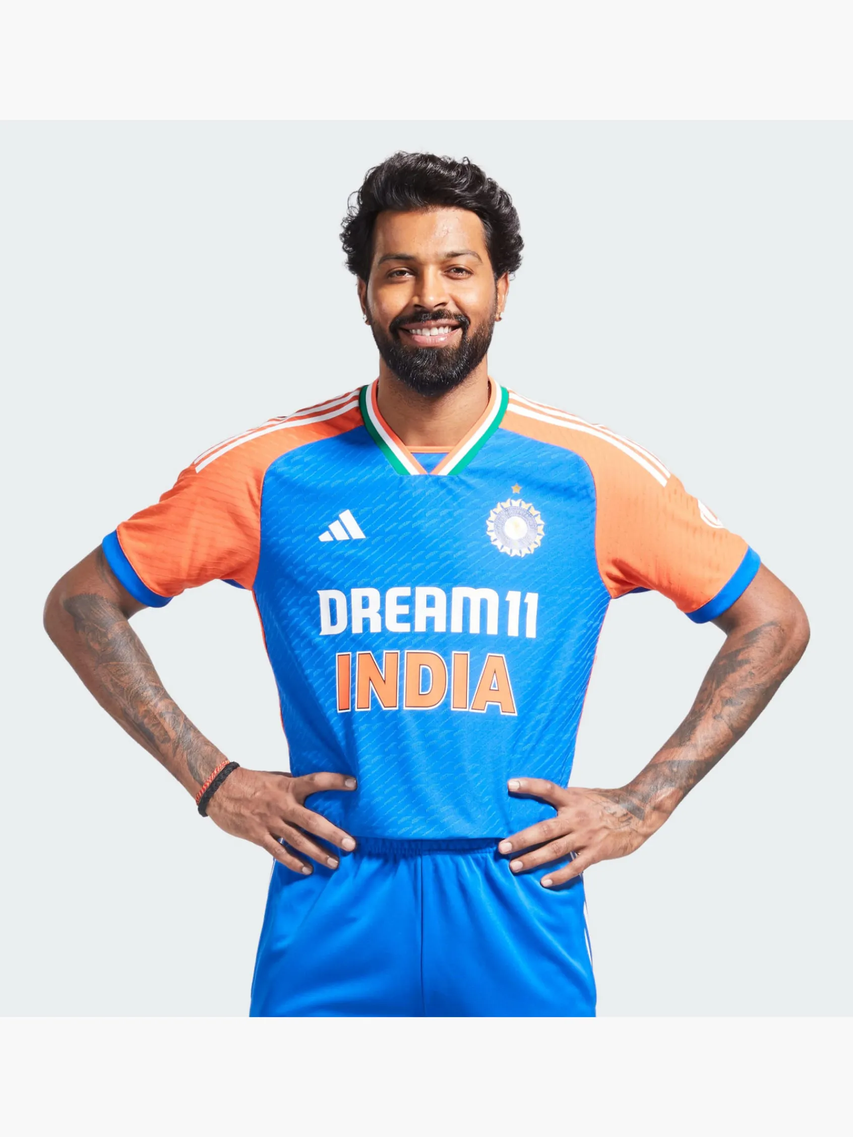 Herren adidas India Cricket T20I Trikot