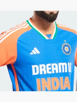 Herren adidas India Cricket T20I Trikot