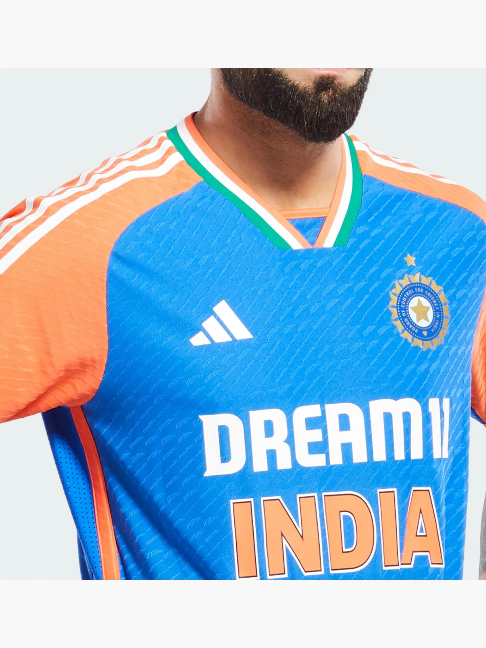 Herren adidas India Cricket T20I Trikot