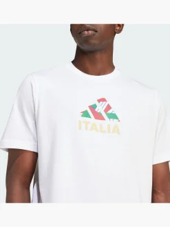 Herren adidas Italien Fußball Fan Graphic T-Shirt