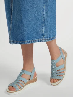 Damen Easy Street Komfort Keilsandalette