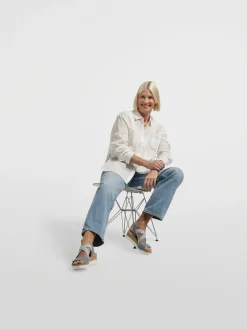 Damen Easy Street Komfort Keilsandalette