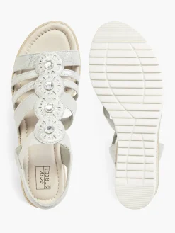 Damen Komfort Keilsandalette